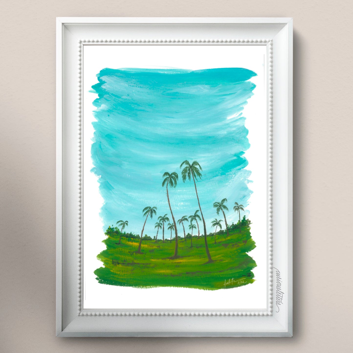 Coconut Trees Art Print