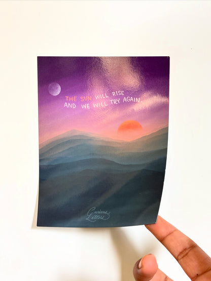 The Sun Will Rise FrIdge Magnet