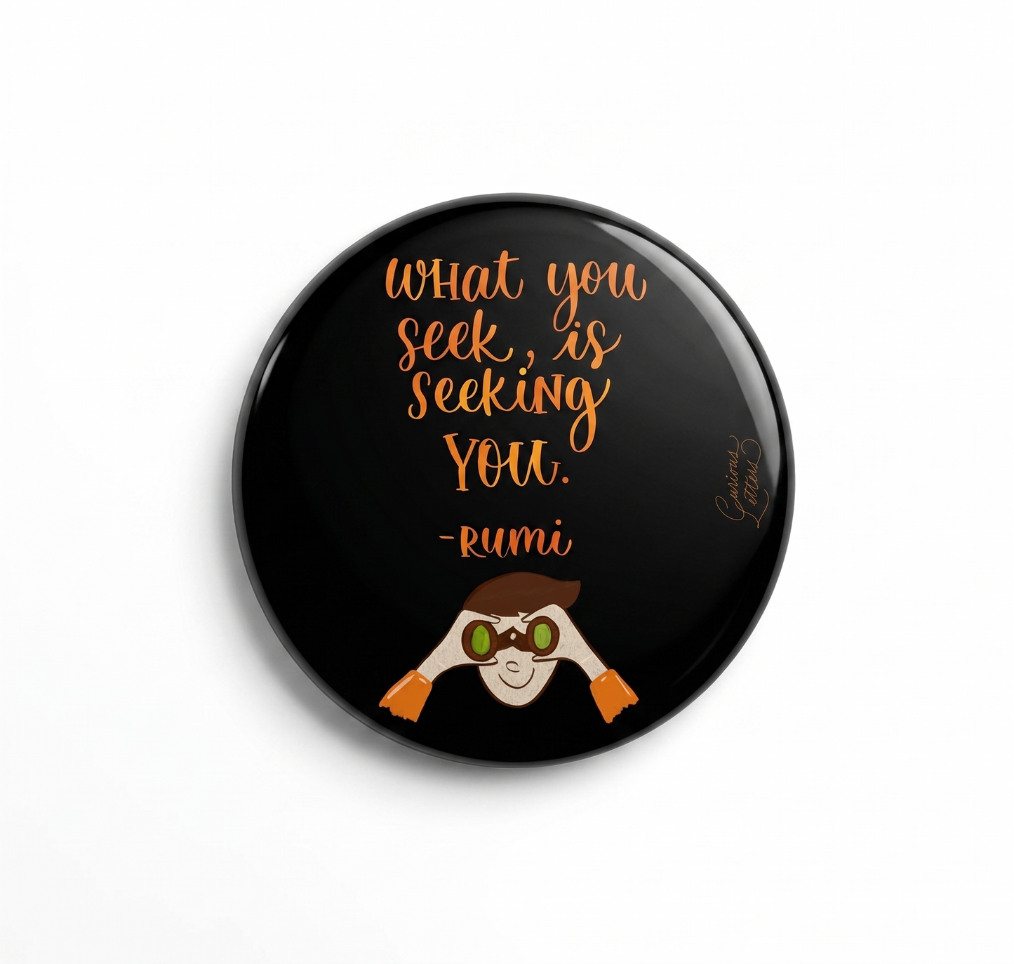 Rumi Quote Bottle Opener Magnet
