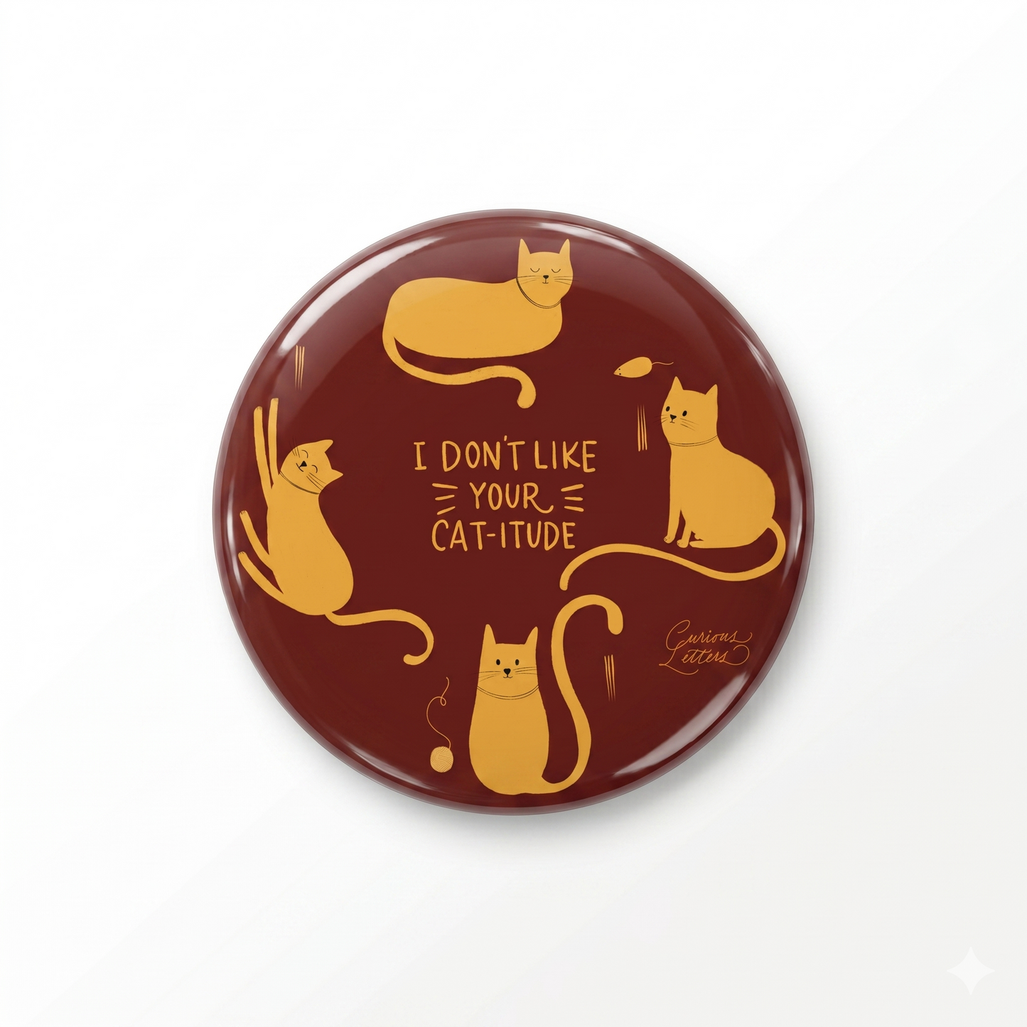 Cat-itude Bottle Opener Magnet
