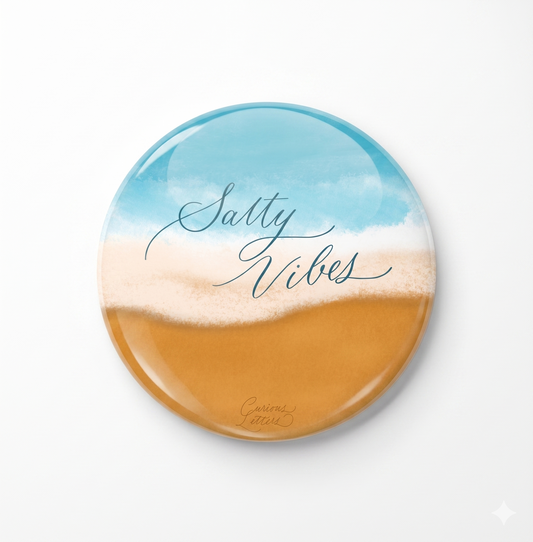 Salty Vibes Bottle Opener Magnet
