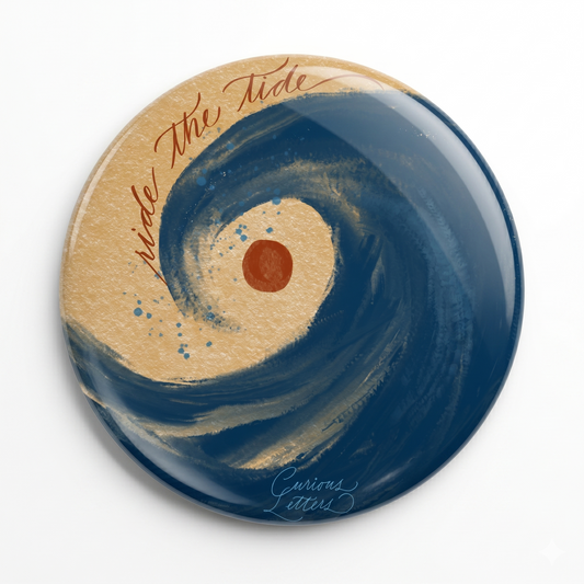 Ride The Tide Bottle Opener Magnet