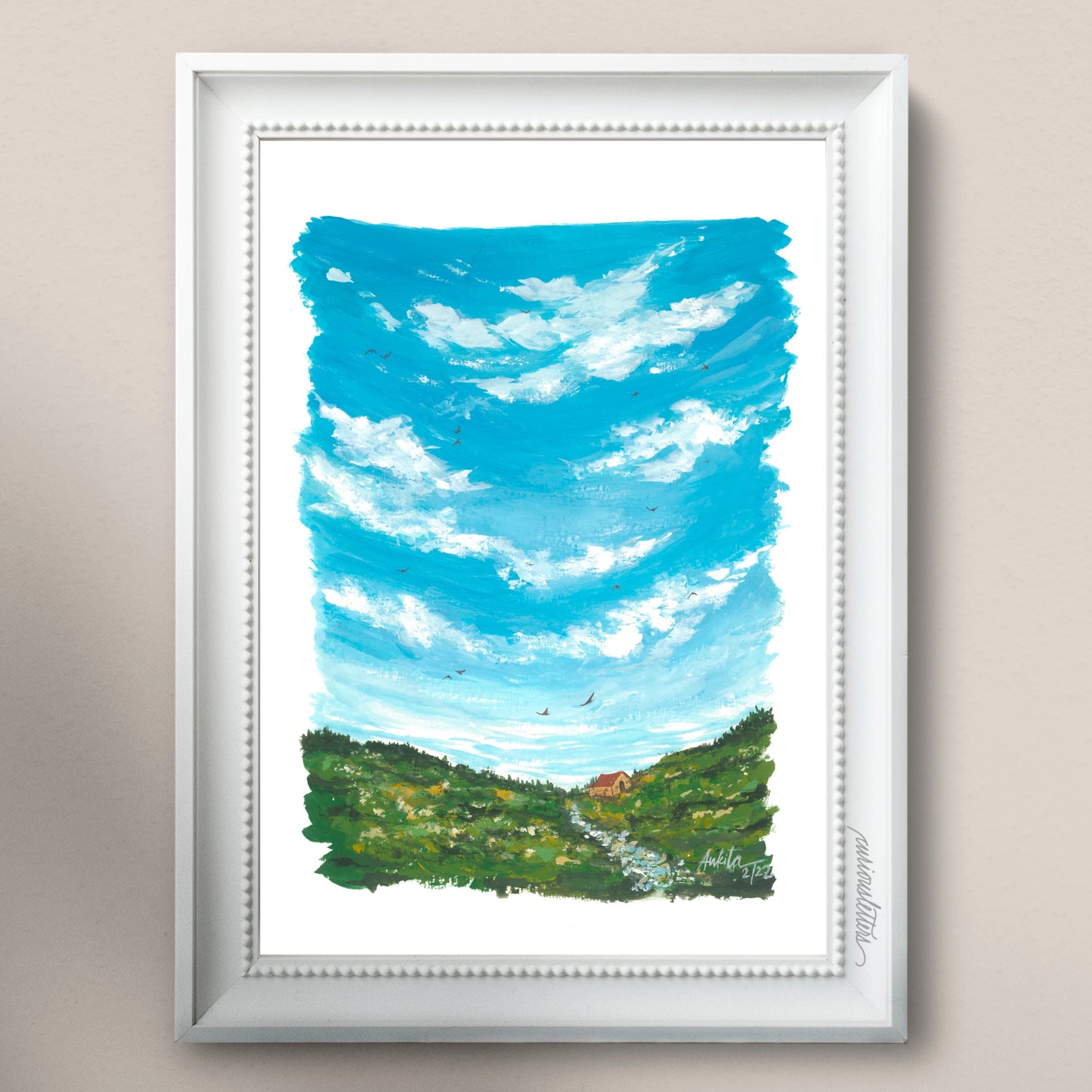 Home In The Mountains Art Print