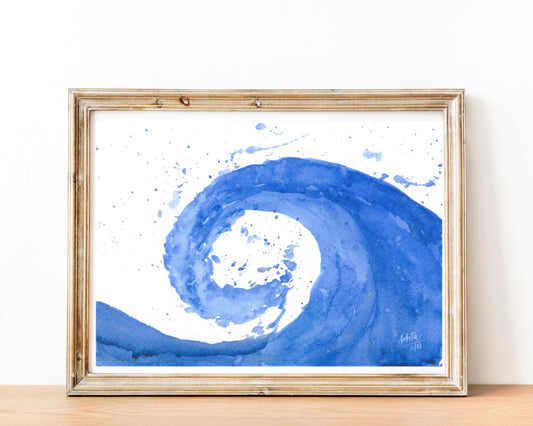 Coastal Wave Art Print