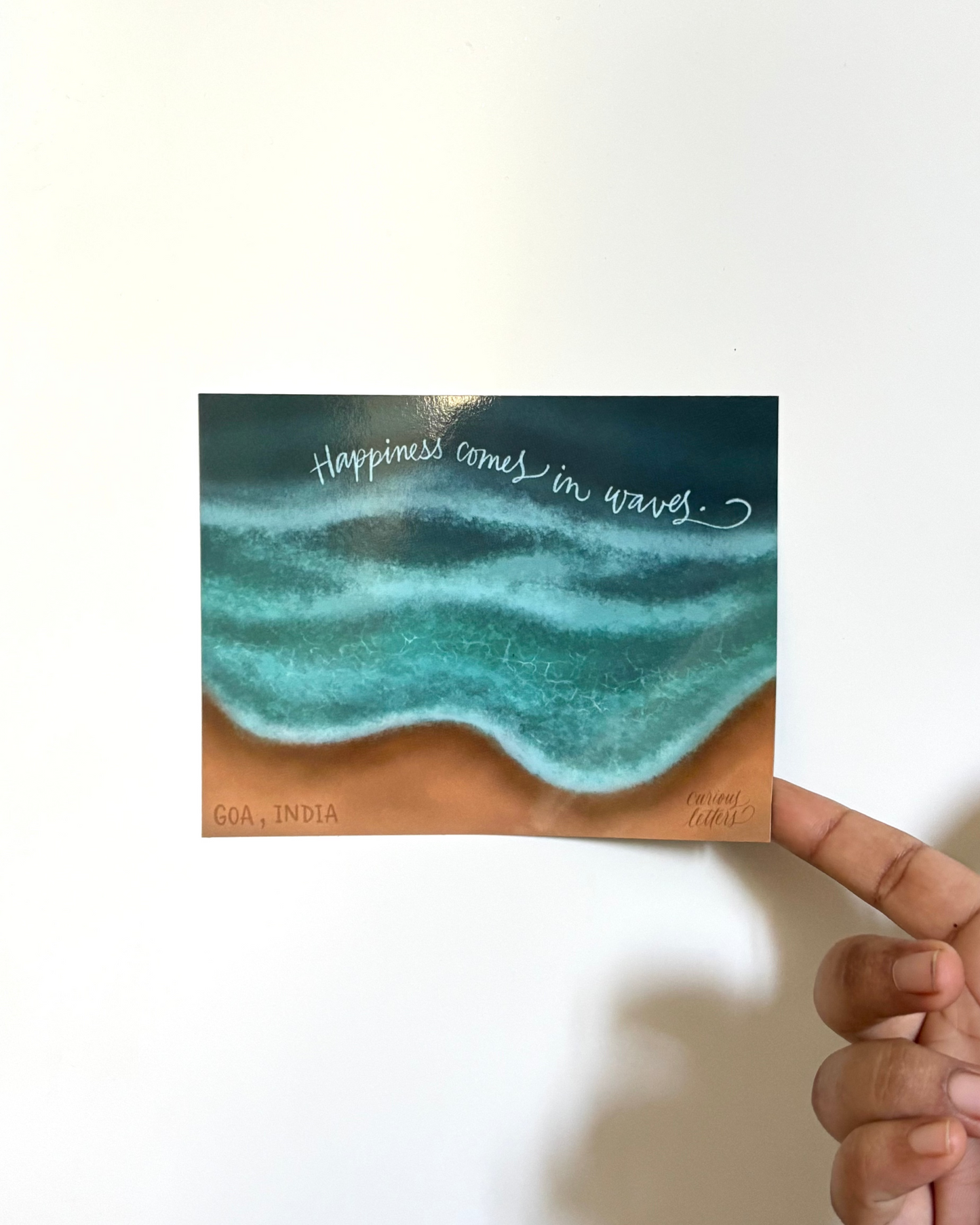 Beach Wave Goa FrIdge Magnet