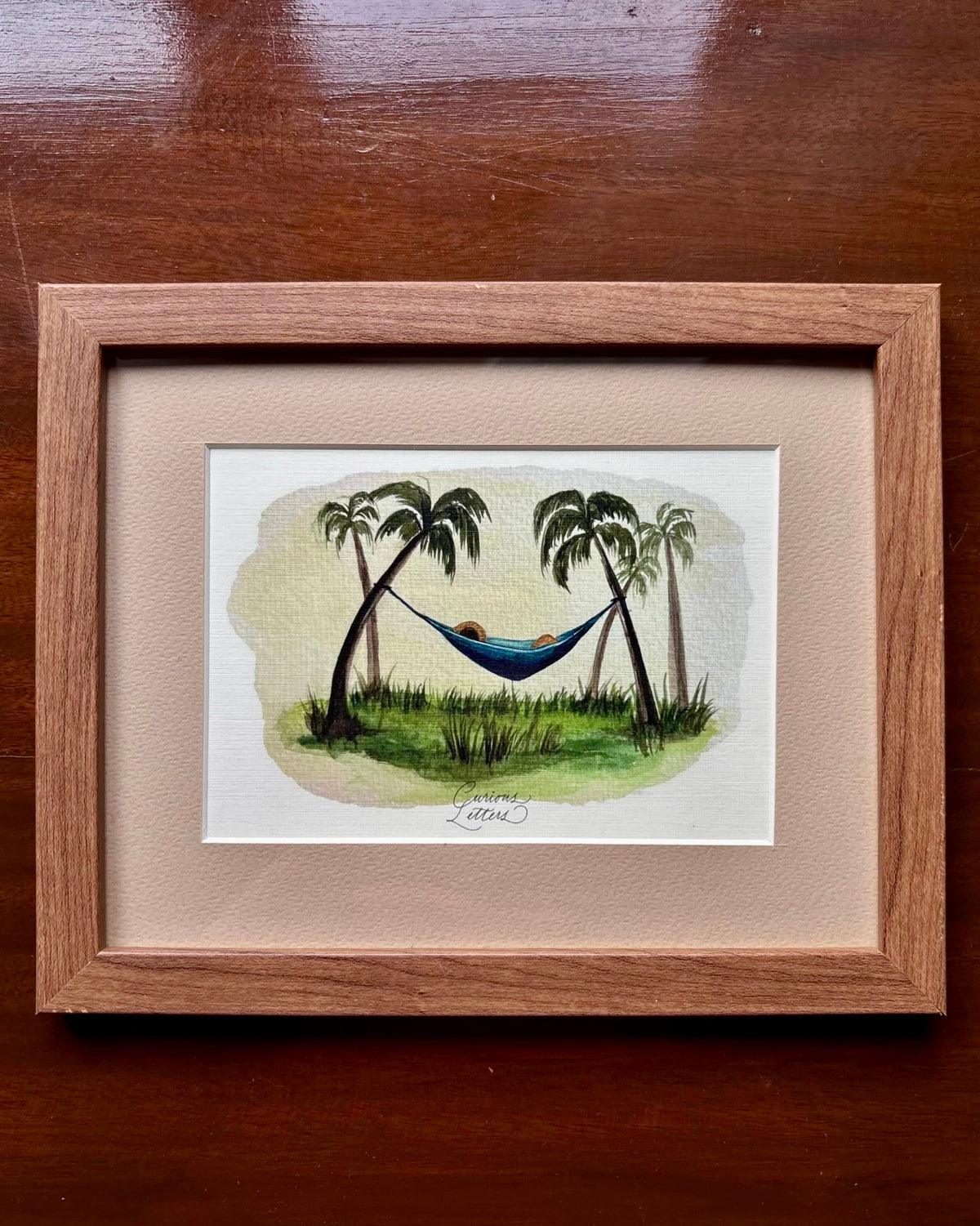 Hammock Framed Art Print