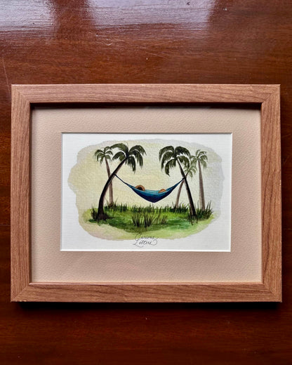 Hammock Framed Art Print